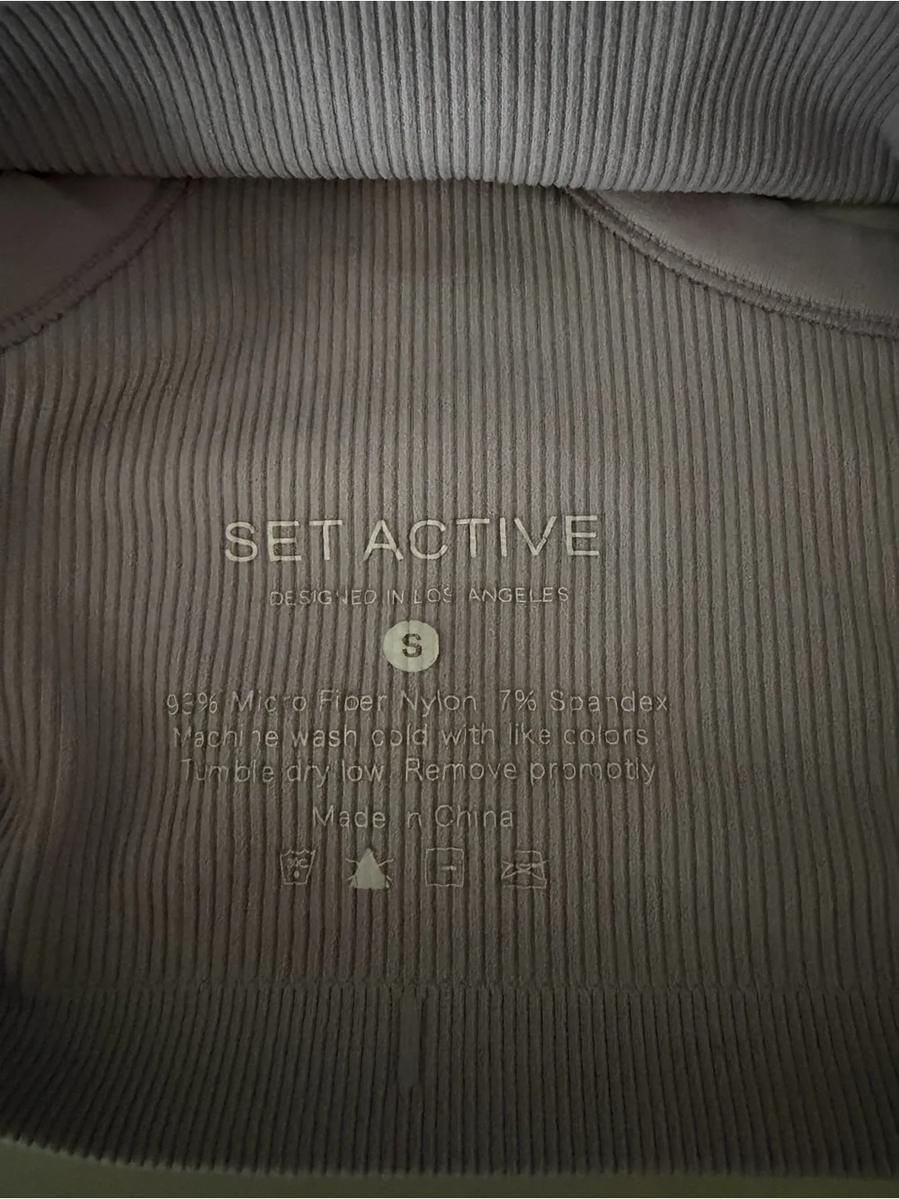 Set Active Ribbed Racerback tank - Picture 3 of 3